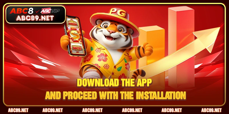 Download the app ABC8 and proceed with the installation