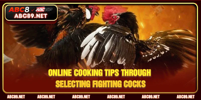 Online Cooking Tips through selecting fighting cocks