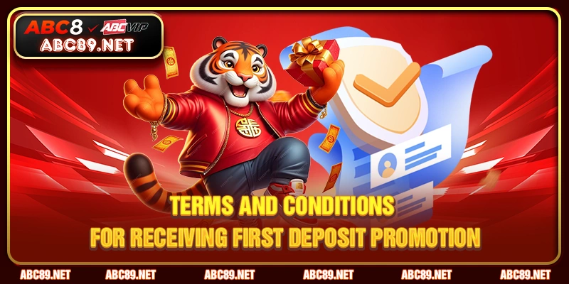 Terms and conditions for receiving first deposit promotion