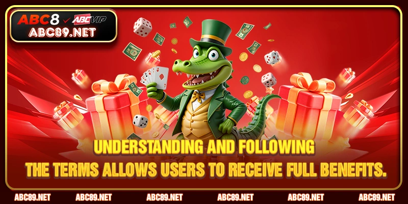 Understanding and following the terms allows users to receive full benefits.