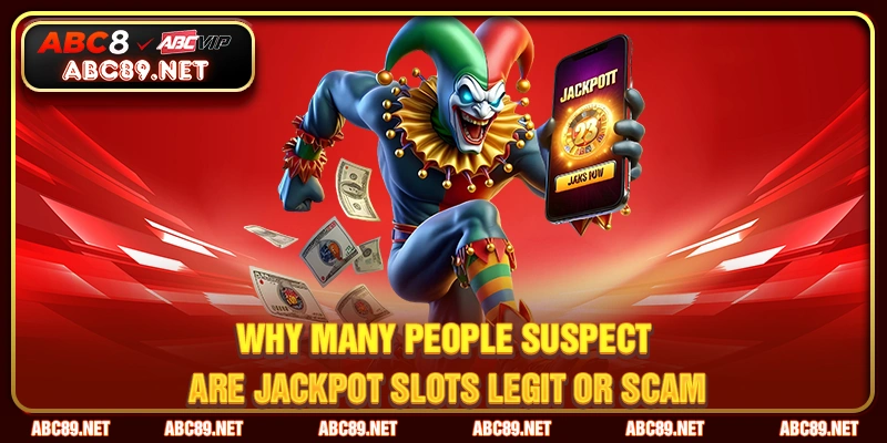 Why many people suspect Are Jackpot Slots Legit Or Scam